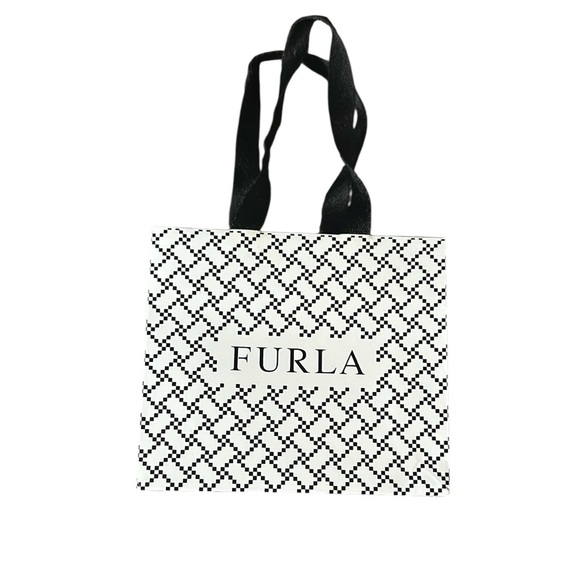 Furla Black and White Gift Bag - Picture 1 of 9